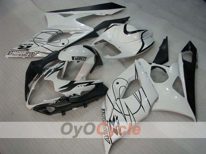 Kit de carénage à injection pour GSX R1000 05-06 - Blanc, noir - Corona, MOTUL #OYO87901949