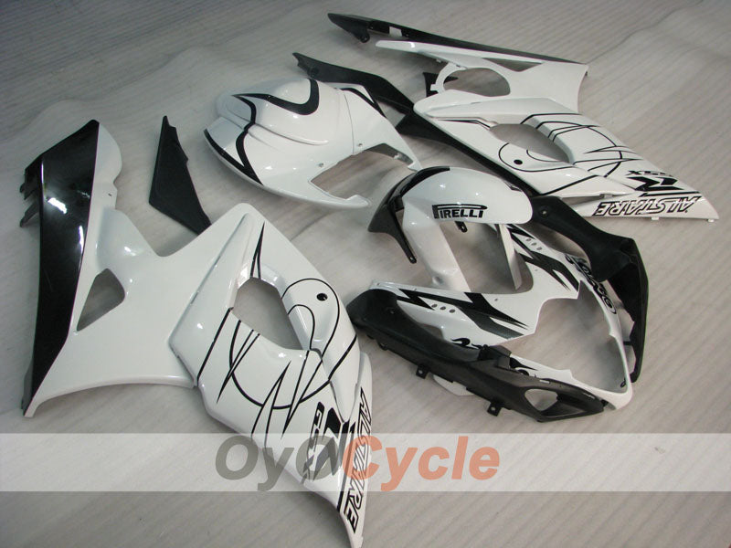 Kit de carénage à injection pour GSX R1000 05-06 - Blanc, noir - Corona, MOTUL #OYO87901949