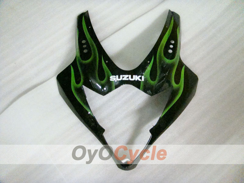 Kit de carénage à injection pour GSX R1000 05-06 - Vert, noir - Flame #OYO87901960