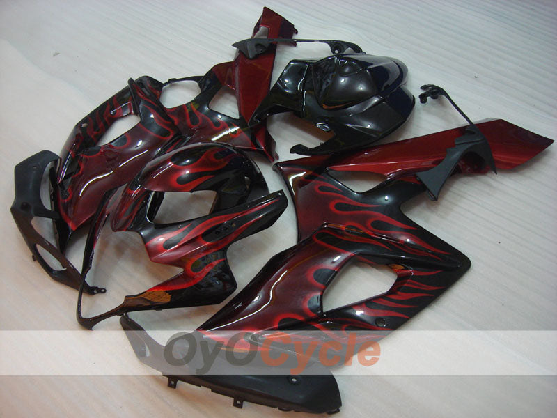 Kit de carénage à injection pour GSX R1000 05-06 - Noir - Flame #OYO87901963 Image secondaire du produit