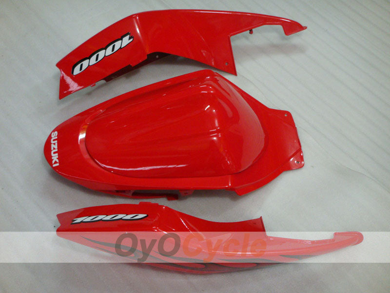 Kit de carénage à injection pour GSX R1000 05-06 - Rouge, noir - Flame #OYO87901964