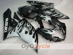 Kit de carénage à injection pour GSX R1000 05-06 - Blanc, noir - Flame #OYO87901966