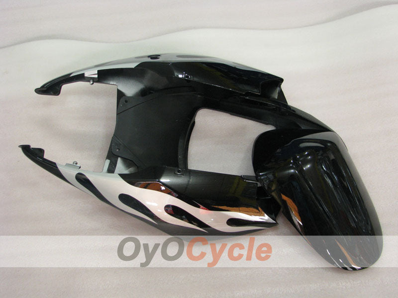Kit de carénage à injection pour GSX R1000 05-06 - Blanc, noir - Flame #OYO87901966