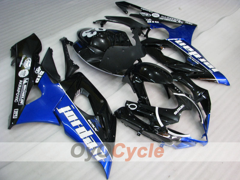 Kit de carénage moulé par injection pour GSX R1000 05-06 - Bleu, Noir - Jordan, MICHELIN #OYO87901975 Image principale du produit