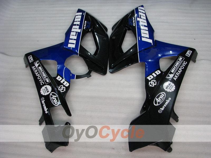 Kit de carénage moulé par injection pour GSX R1000 05-06 - Bleu, Noir - Jordan, MICHELIN #OYO87901975