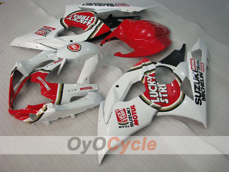 Kit de carénage moulé par injection pour GSX R1000 05-06 - Rouge, Blanc - Lucky Strike, MICHELIN, MOTUL #OYO87901979 Image secondaire du produit