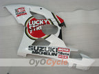 Kit de carénage moulé par injection pour GSX R1000 05-06 - Rouge, Blanc - Lucky Strike, MICHELIN, MOTUL #OYO87901979