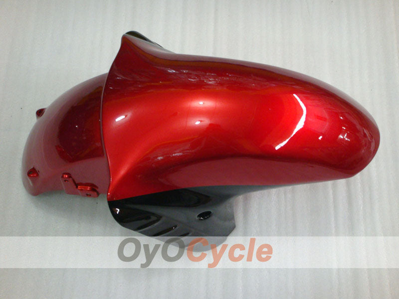 Kit de carénages injectés pour NINJA ZX-14R 06-11 - Rouge, noir - Style usine #OYO87901998