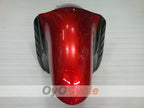 Kit de carénages injectés pour NINJA ZX-14R 06-11 - Rouge, noir - Style usine #OYO87901998