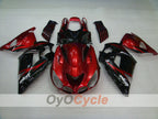 Kit de carénages injectés pour NINJA ZX-14R 06-11 - Rouge, noir - Style usine #OYO87901998