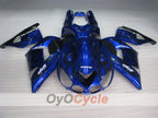 Kit de carénage injecté pour NINJA ZX-14R 06-11 - Bleu, noir - Flamme #OYO87902009