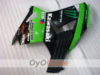 Kit de carénage injecté pour NINJA ZX-14R 06-11 - Vert, noir - Monster #OYO87902020