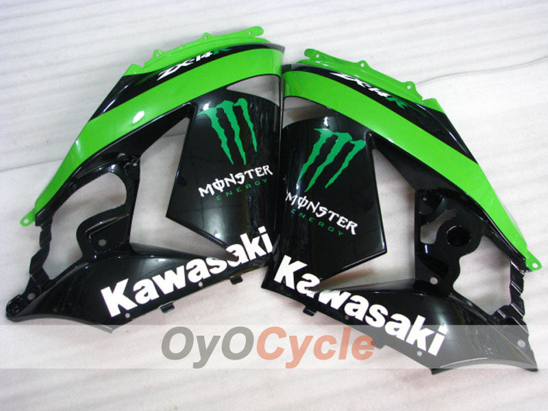 Carénage latéral gauche et droit pour Kawasaki 06-11 Ninja ZX-14R #OYO87913579