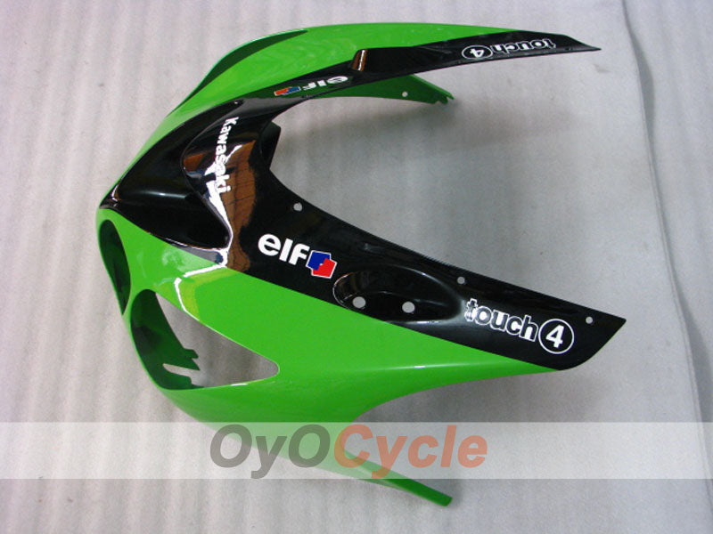Kit de carénage injecté pour NINJA ZX-14R 06-11 - Vert, noir - Monster #OYO87902020