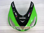 Kit de carénage injecté pour NINJA ZX-14R 06-11 - Vert, noir - Monster #OYO87902020