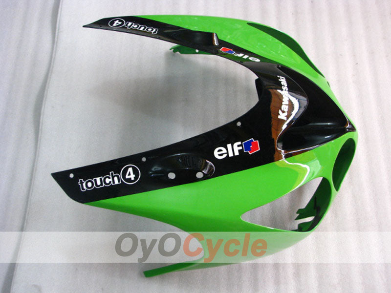 Kit de carénage injecté pour NINJA ZX-14R 06-11 - Vert, noir - Monster #OYO87902020