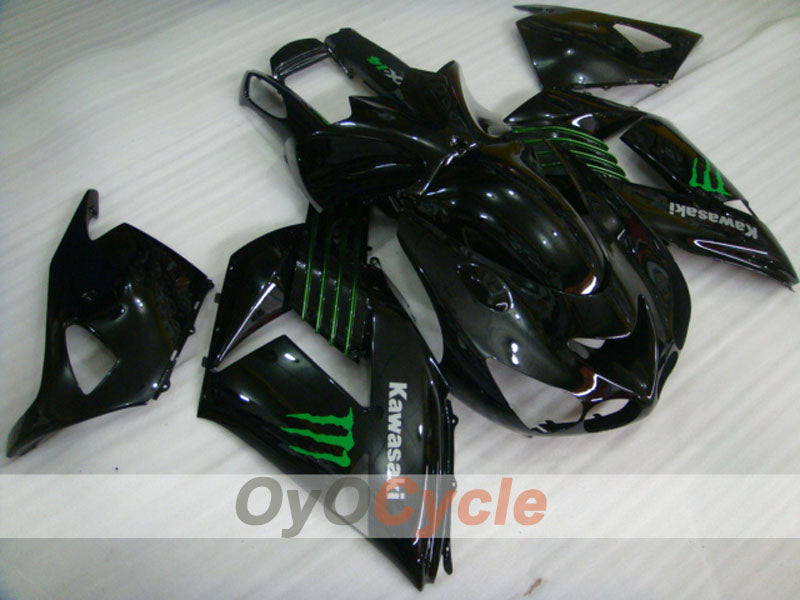 Kit de carénage injecté pour NINJA ZX-14R 06-11 - Noir - Monster #OYO87902022