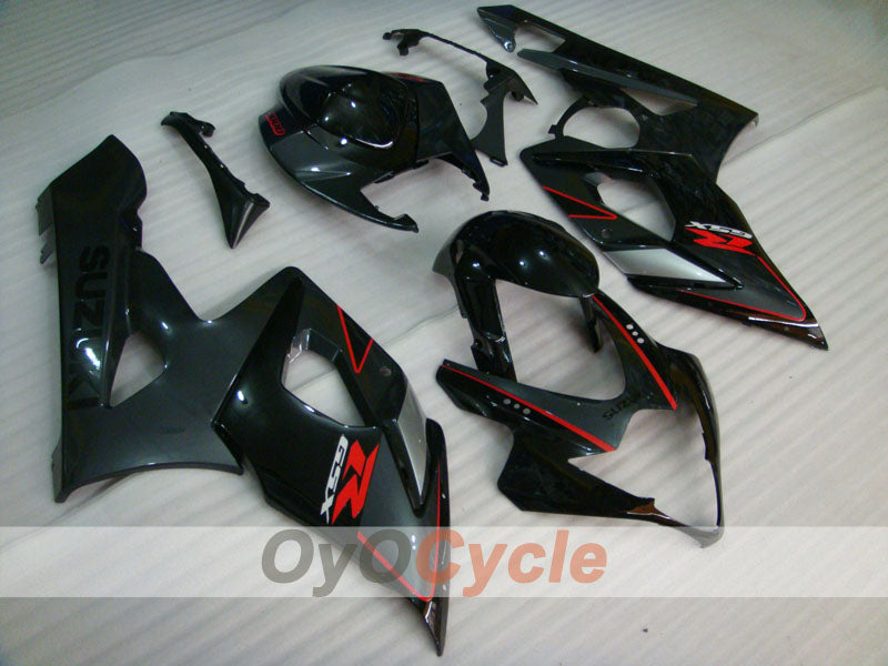 Kit de carénage injecté pour GSX R1000 05-06 - Noir - Style d'usine #OYO87902027