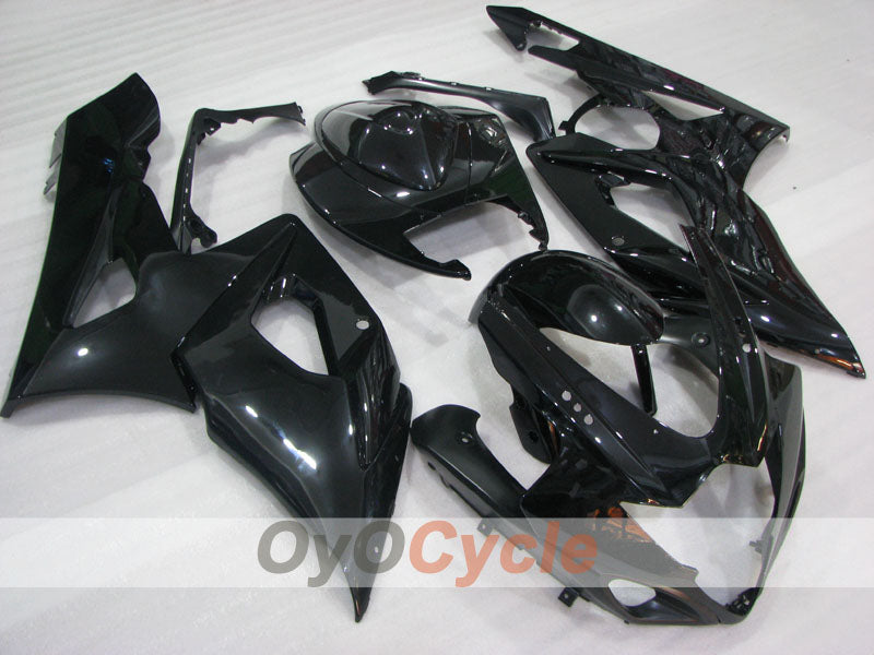 Kit de carénage injecté pour GSX R1000 05-06 - Noir - Style d'usine #OYO87902030