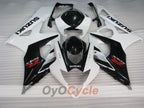 Kit de carénage injecté pour GSX R1000 05-06 - Blanc, Noir - Style usine #OYO87902037
