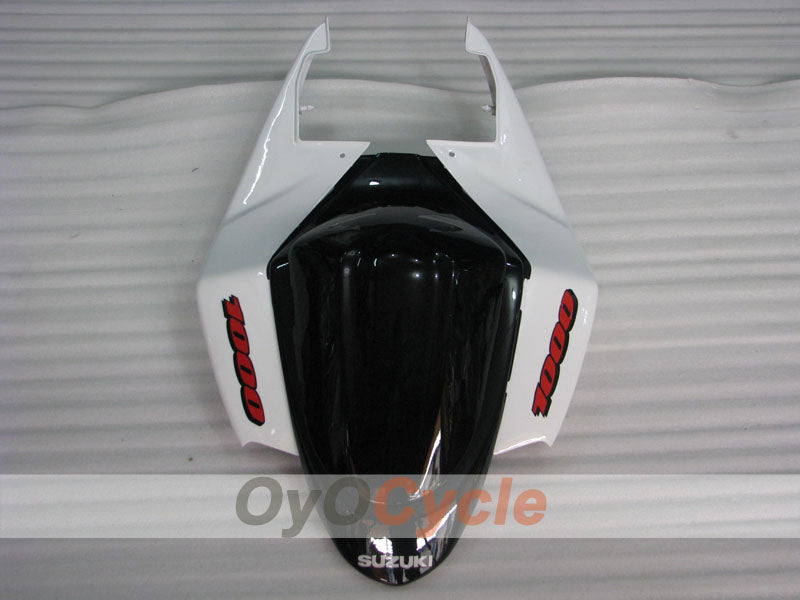 Kit de carénage injecté pour GSX R1000 05-06 - Blanc, Noir - Style usine #OYO87902037
