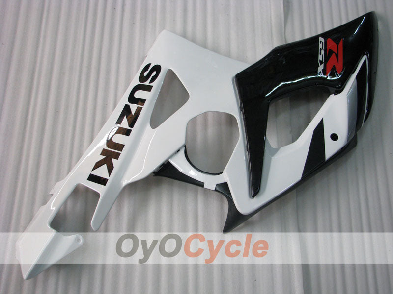 Kit de carénage injecté pour GSX R1000 05-06 - Blanc, Noir - Style usine #OYO87902037