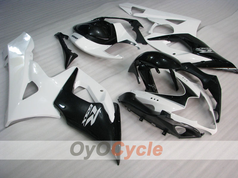 Kit de carénage injecté pour GSX R1000 05-06 - Blanc, Noir - Style usine #OYO87902040 Image principale du produit