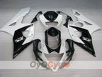 Kit de carénage injecté pour GSX R1000 05-06 - Blanc, Noir - Style usine #OYO87902040