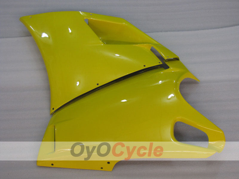 Kit de carénage à injection pour Ducati 748 94-02 - Jaune, Blanc - Style d'usine #OYO87902051
