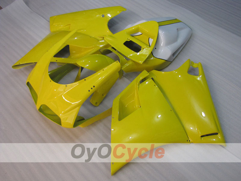 Kit de carénage à injection pour Ducati 748 94-02 - Jaune, Blanc - Style d'usine #OYO87902051 Image principale du produit