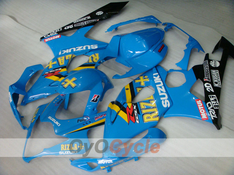 Kit de carénage à injection pour GSX R1000 05-06 - Bleu, Noir - MOTUL, Rizla+ #OYO87902057 Image secondaire du produit