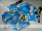 Kit de carénage à injection pour GSX R1000 05-06 - Bleu, Noir - MOTUL, Rizla+ #OYO87902057
