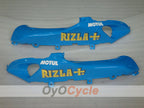 Kit de carénage à injection pour GSX R1000 05-06 - Bleu, Noir - MOTUL, Rizla+ #OYO87902057
