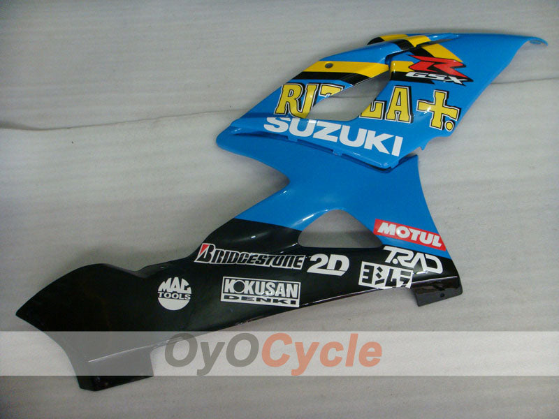 Kit de carénage à injection pour GSX R1000 05-06 - Bleu, Noir - MOTUL, Rizla+ #OYO87902057