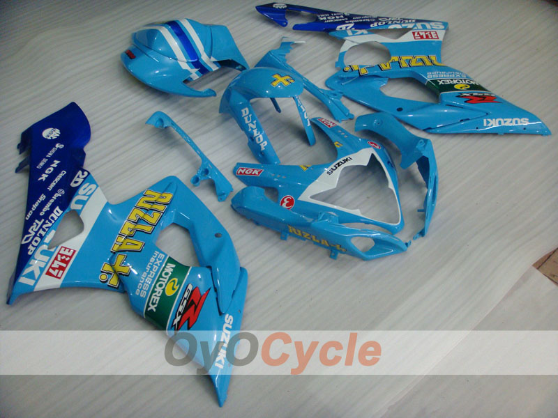 Kit de carénage à injection pour GSX R1000 05-06 - Bleu, Blanc - Rizla+ #OYO87902060 Image principale du produit
