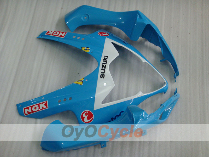 Kit de carénage à injection pour GSX R1000 05-06 - Bleu, Blanc - Rizla+ #OYO87902060