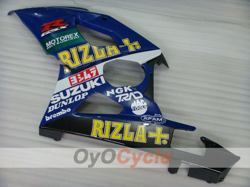 Kit de carénage à injection pour GSX R1000 05-06 - Bleu, Noir - Rizla+ #OYO87902062