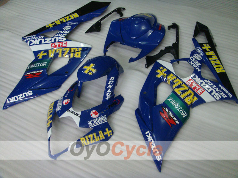 Kit de carénage à injection pour GSX R1000 05-06 - Bleu, Noir - Rizla+ #OYO87902062