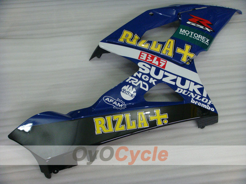 Kit de carénage à injection pour GSX R1000 05-06 - Bleu, Noir - Rizla+ #OYO87902062