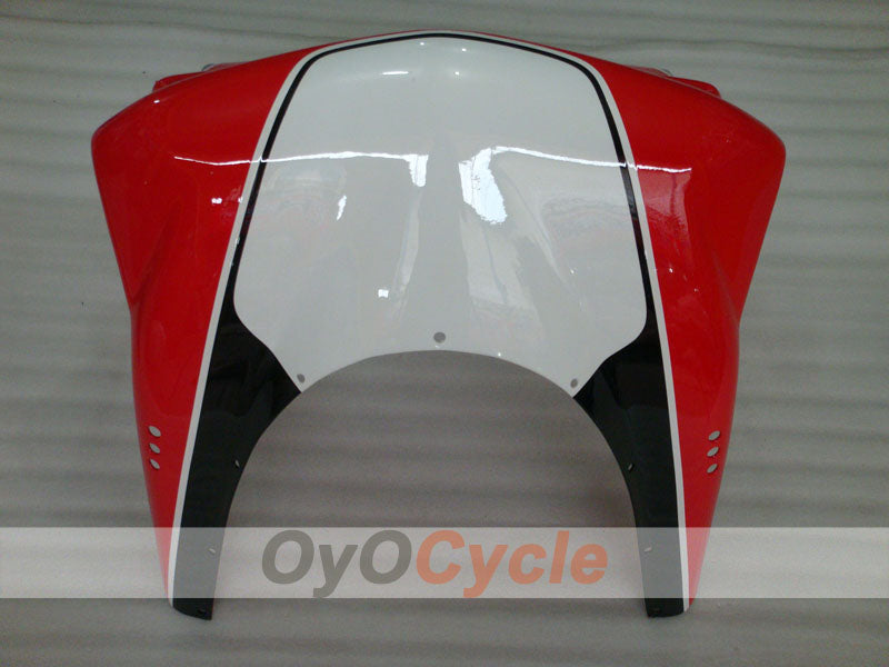 Kit de carénage à injection pour Ducati 748 94-02 - Rouge, Argent - Flamme #OYO87902065