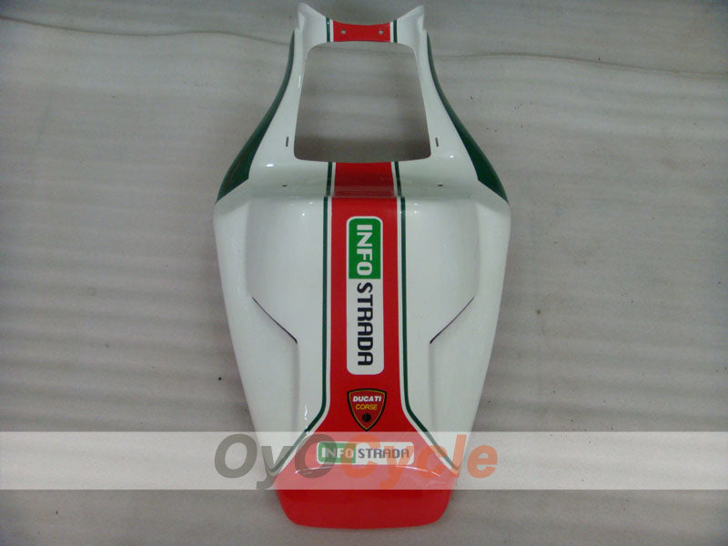 Kit de carénage à injection pour Ducati 748 94-02 - Rouge, Blanc - INFO STRADA #OYO87902068