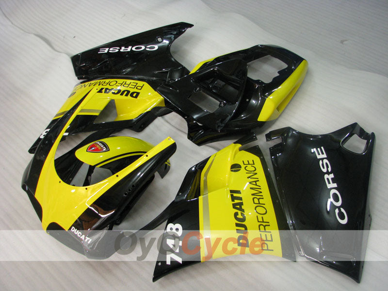 Kit de carénage à injection pour Ducati 748 94-02 - Jaune, Noir - Performance #OYO87902076 Image secondaire du produit