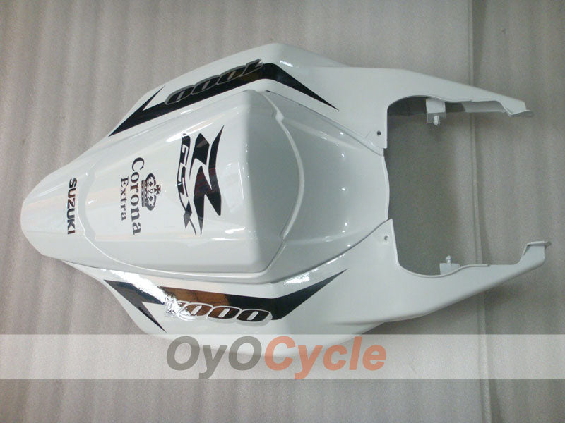 Kit de carénage à injection pour GSX R1000 07-08 - Blanc, Noir - Corona, MOTUL #OYO87902079
