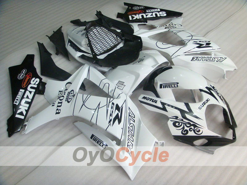 Kit de carénage à injection pour GSX R1000 07-08 - Blanc, Noir - Corona, MOTUL #OYO87902079 Image principale du produit