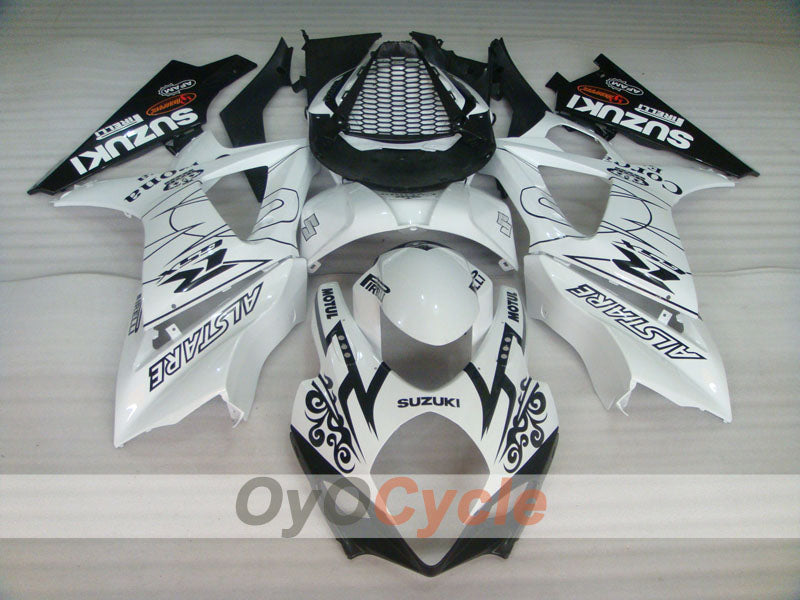 Kit de carénage à injection pour GSX R1000 07-08 - Blanc, Noir - Corona, MOTUL #OYO87902079