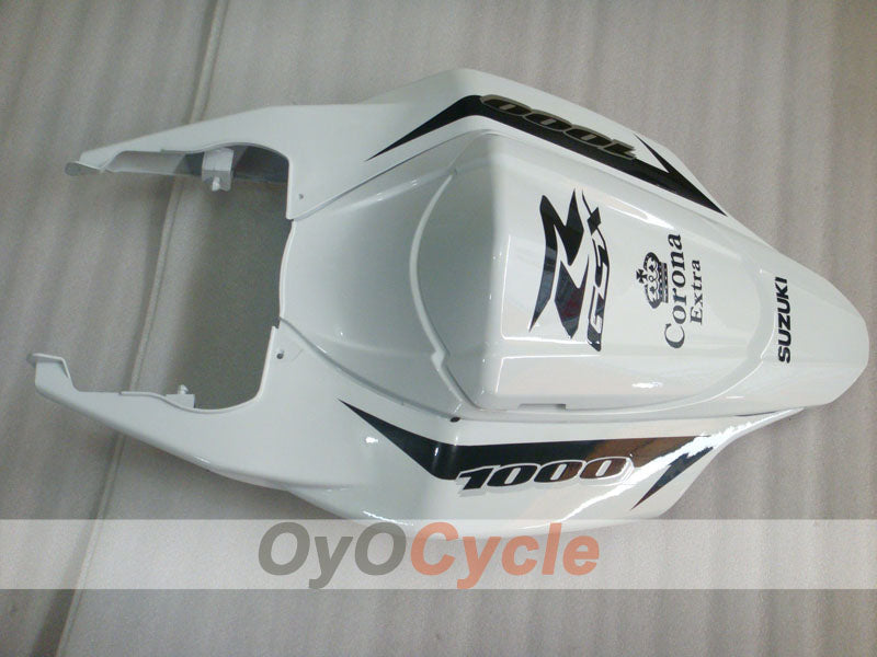 Kit de carénage à injection pour GSX R1000 07-08 - Blanc, Noir - Corona, MOTUL #OYO87902079