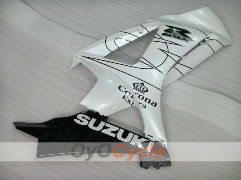 Kit de carénage à injection pour GSX R1000 07-08 - Blanc, Noir - Corona, MOTUL #OYO87902082