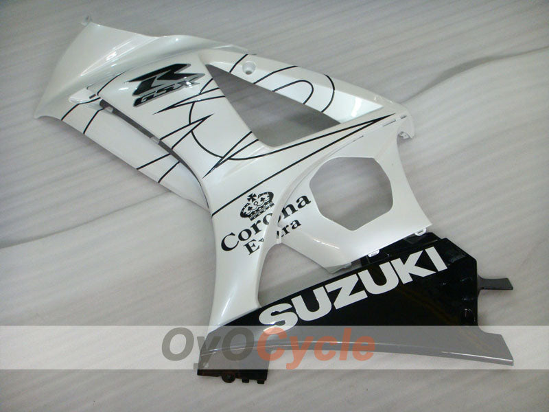 Kit de carénage à injection pour GSX R1000 07-08 - Blanc, Noir - Corona, MOTUL #OYO87902082