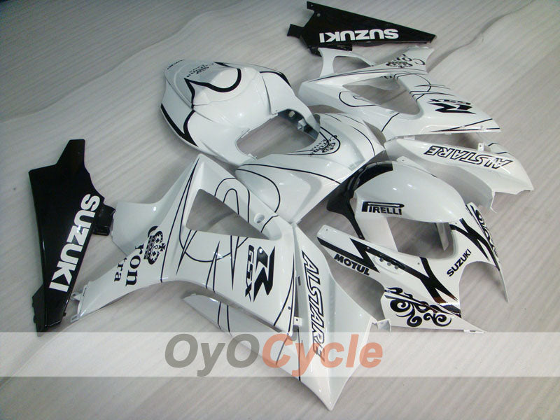 Kit de carénage à injection pour GSX R1000 07-08 - Blanc, Noir - Corona, MOTUL #OYO87902083 Image principale du produit
