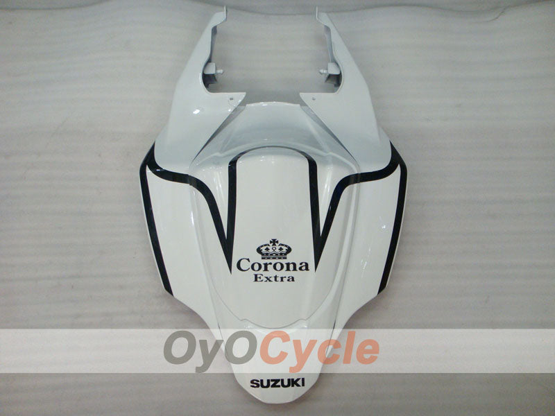 Kit de carénage à injection pour GSX R1000 07-08 - Blanc, Noir - Corona, MOTUL #OYO87902083